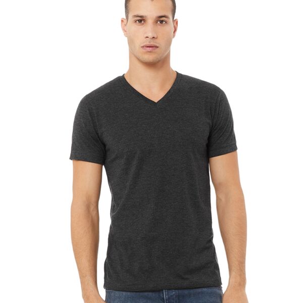 Canvas Unisex Heather CVC V Neck T-Shirt Thumbnail