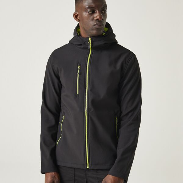 Regatta Navigate Two Layer Hooded Soft Shell Jacket Thumbnail