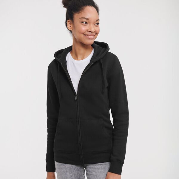 Women's authentic zipped hooded sweatshirt Thumbnail